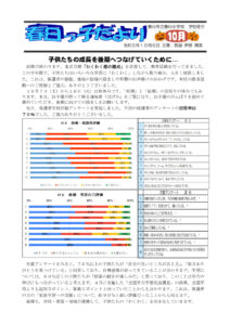 Ｒ５春日っ子だより１０月（前期末）のサムネイル